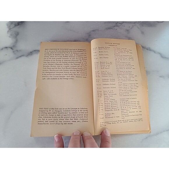 Rendezvous With Destiny By Eric F. Goldman Paperback - Picture 7 of 10